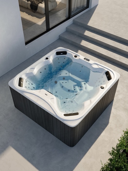 SPA Minipiscina idromassaggio da esterno 210x210 h90 Thermae - Img 4