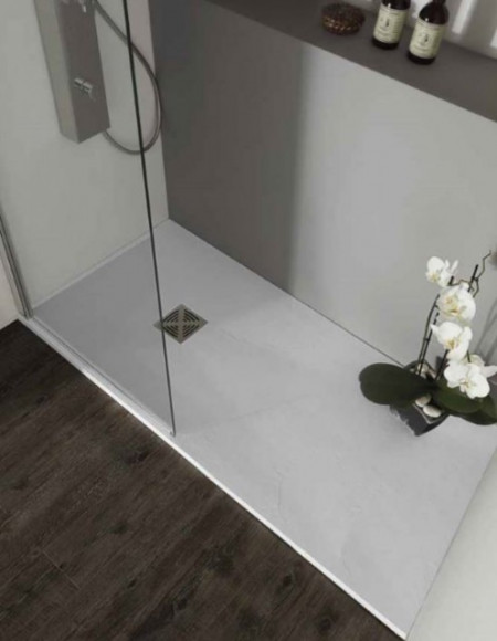 PIATTO DOCCIA RETTANGOLARE IN MARMORESINA &quot;FLAT R3&quot; - Img 2