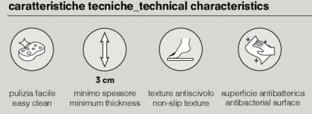 Piatto doccia in ceramica antiscivolo slim 3 cm - Img 3