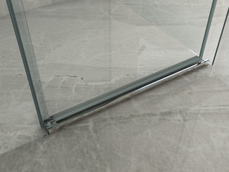 Box doccia angolare porta scorrevole Soft Close + lato fisso - Img 6