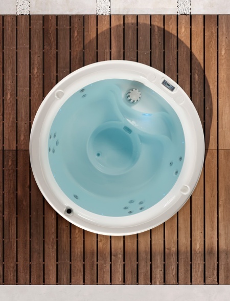 SPA Minipiscina idromassaggio da esterno Circolare 200 h90 Aqualuna - Img 2