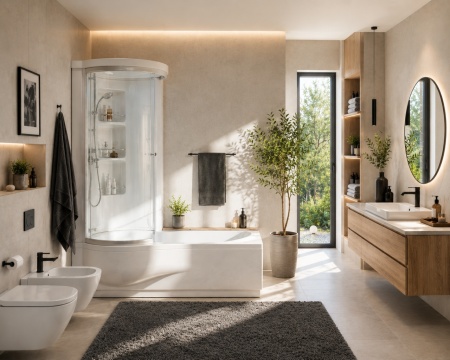 Vasca da bagno combinata con box "STARBOX" 170x70/85 cm - Img 3