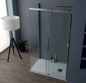 BOX DOCCIA ANTA SCORREVOLE CON SISTEMA SOFT CLOSE "8PSC15"