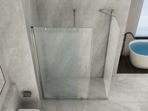 Box doccia con Sistema di porte Scorrevoli senza binario superiore