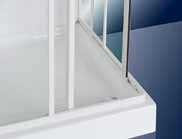 Box Doccia quadrato 'Ninfea' in Cristallo 3mm - apertura scorrevole - 80x80x207 - 90x90x207 - Img 4