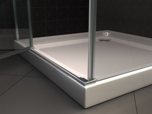 Box doccia in cristallo con apertura a battente esterna "049" Dim 70x100 80x100 90x90 OCCASIONE Fine Serie - Img 2