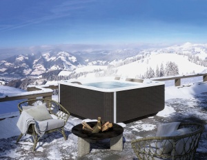 Minipiscina Kinedo Happy SPA A600 – 6 posti, 228 × 228 × 94 cm - Img 4