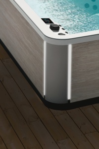 Minipiscina Kinedo Happy SPA A600 – 6 posti, 228 × 228 × 94 cm - Img 5