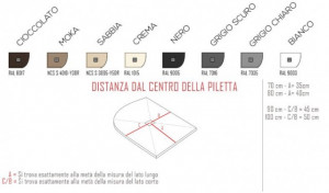 PIATTO DOCCIA IN MINERAL MARMO "CIRCOLARE HIDDEN ASIMMETRICO" - Img 3