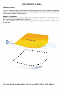 BOX DOCCIA SEMICIRCOLARE IN PVC CON APERTURA CENTRALE "IDSOAC" - Img 7