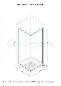 BOX SOPRAVASCA 3 LATI IN PVC CON APERTURA CENTRALE "IDANAC" - Img 5