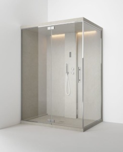 Cabina doccia Hammam/doccia combinata Essenza installazione Angolare