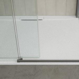 Kinedo FLAT - binario e porta in apertura