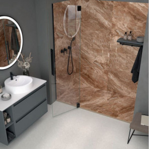 PIATTO DOCCIA IN GEL COAT "STONE 3D" EFFETTO MARMO L'imperatore della luce - Img 2