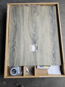 PIATTO DOCCIA IN GEL COAT "STONE 3D" EFFETTO LEGNO CENERE - Img 5