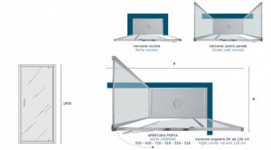 BOX DOCCIA CON PORTA A PIVOT "TPB40" - Img 5