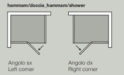 Cabina doccia Hammam/doccia combinata Essenza installazione Angolare - Img 5