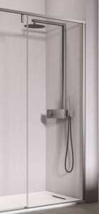 Colonna doccia in acciaio Kinesteel 200, colori grigio, nero o bronzo spazzolato - Img 6