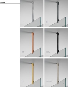 Parete doccia walk-in in vetro 8 mm N8PAR55, altezza 200 cm, con serigrafia - Img 4