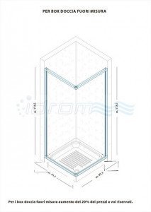 BOX DOCCIA IN PVC CON APERTURA CENTRALE "IDPOAC" - Img 6