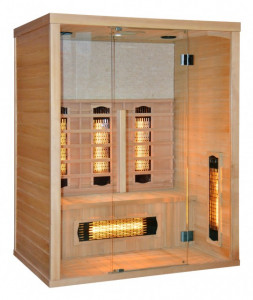 SAUNA INFRAROSSO PER 3 PERSONE "C03" 150x110cm - Img 5