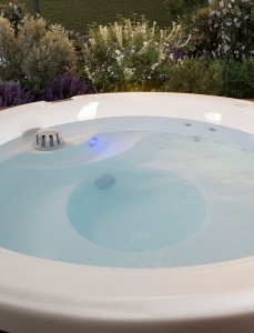 SPA Minipiscina idromassaggio da esterno Circolare 200 h90 Aqualuna - Img 4
