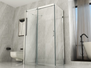 Box doccia apertura scorrevole in cristallo 8mm con trattamento anticalcare "702 trio SOFT CLOSE" - Img 3