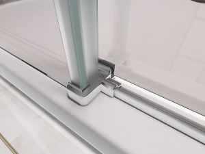 Box doccia apertura scorrevole in cristallo 8mm con trattamento anticalcare "702 trio SOFT CLOSE" - Img 2