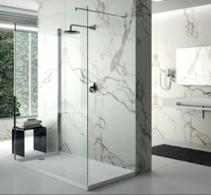 Box doccia Walk ad angolo con in ingresso laterale