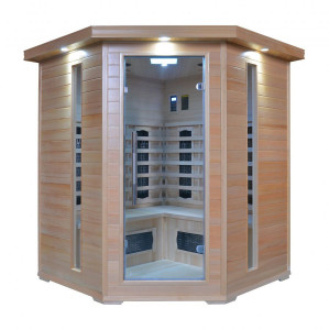 SAUNA A INFRAROSSI PER 4 PERSONE " B3G " 150x150cm