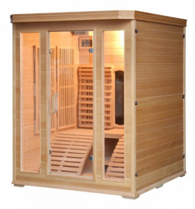 SAUNA INFRAROSSO PER 2 PERSONE "C3G" 150x150cm - Img 4