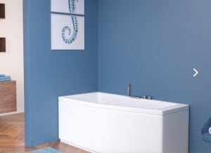VASCA DA BAGNO SALVASPAZIO "COMPACT" 150x70 170x70 - Img 4