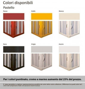 BOX DOCCIA SEMICIRCOLARE IN PVC CON APERTURA CENTRALE "IDSOAC" - Img 5