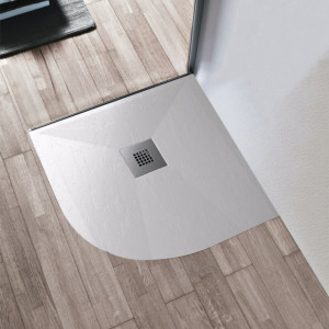 PIATTO DOCCIA IN MINERAL MARMO "CIRCOLARE HIDDEN"