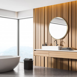 Specchio circolare con cornice Oro o Nera dimensioni 76cm o 91.4cm - Img 4