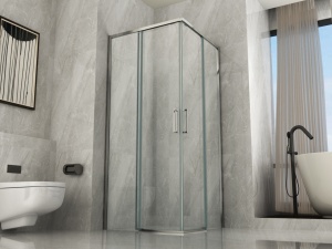 Box doccia 012 angolare doppia porta scorrevole con sistema softclose - Img 3
