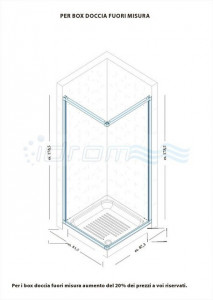 BOX SOPRAVASCA DUE LATI IN PVC APERTURA LATERALE "IDTAAL" - Img 2