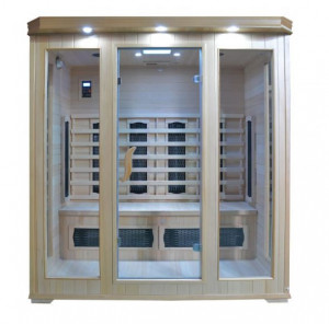 SAUNA INFRAROSSI PER 4 PERSONE "C04" 175x135cm