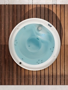 SPA Minipiscina idromassaggio da esterno Circolare 200 h90 Aqualuna - Img 2