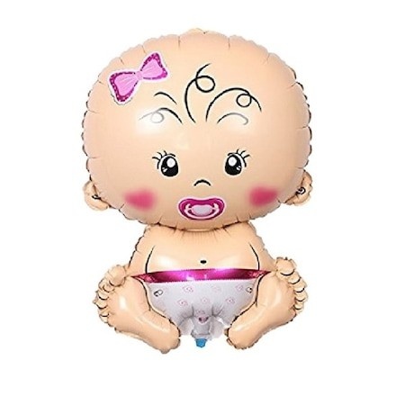 Balon din folie pentru petrecere Bebe fetita 70 cm