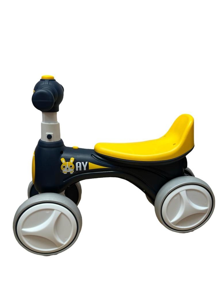 Bicicleta fara pedale pentru copii mici 1-3 ani, cu 4 roti, 211AY bleumarin - 1 | YEO