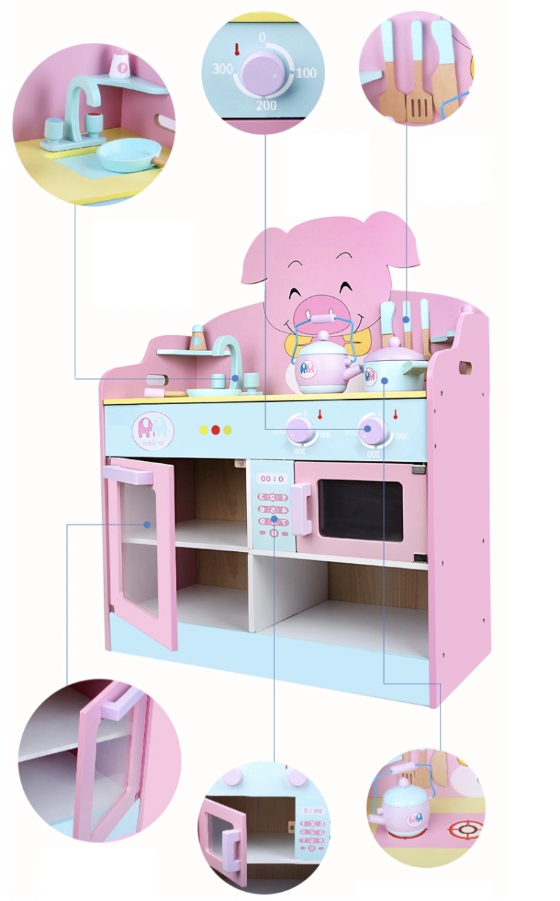 Bucatarie completa din lemn, Piglet Kitchen - 2 | YEO