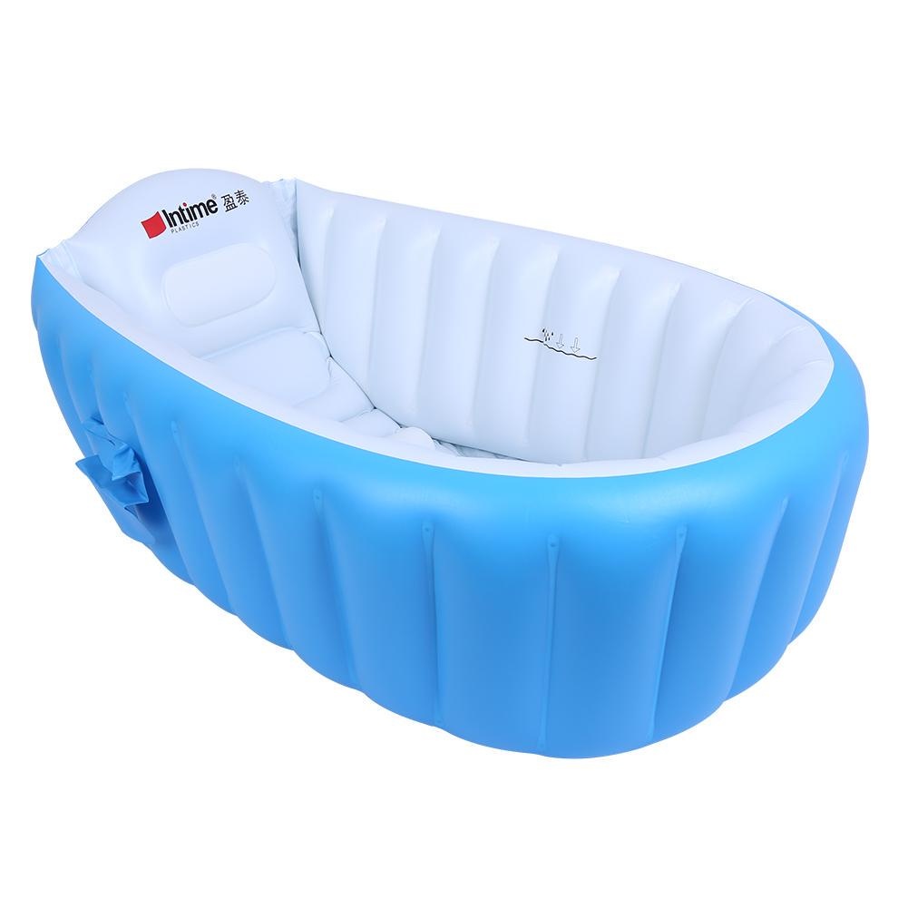 Cadita gonflabila pentru baita bebelusului, Big Blue - 1 | YEO