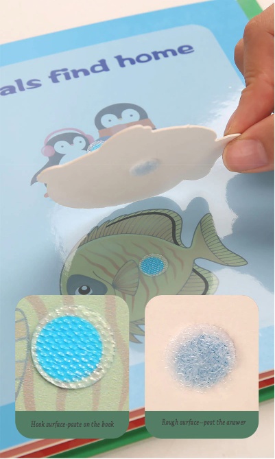 Carte cu activitati educative, Quiet Book Aprozarul de legume si fructe - 1 | YEO