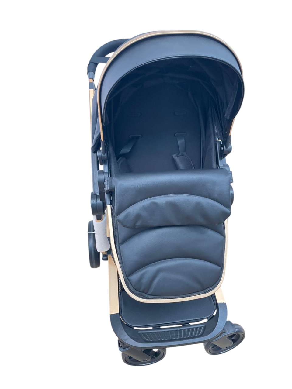 Carucior 2 in 1cu maner reversibil, transformabil landou-sport, 518 Negru - 3 | YEO