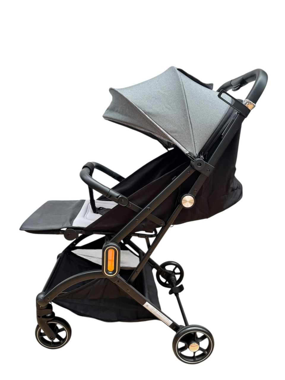 Carucior sport 002L, Gri, L-Sun, cu pliere rapida, suspensii si pozitie de somn - 2 | YEO