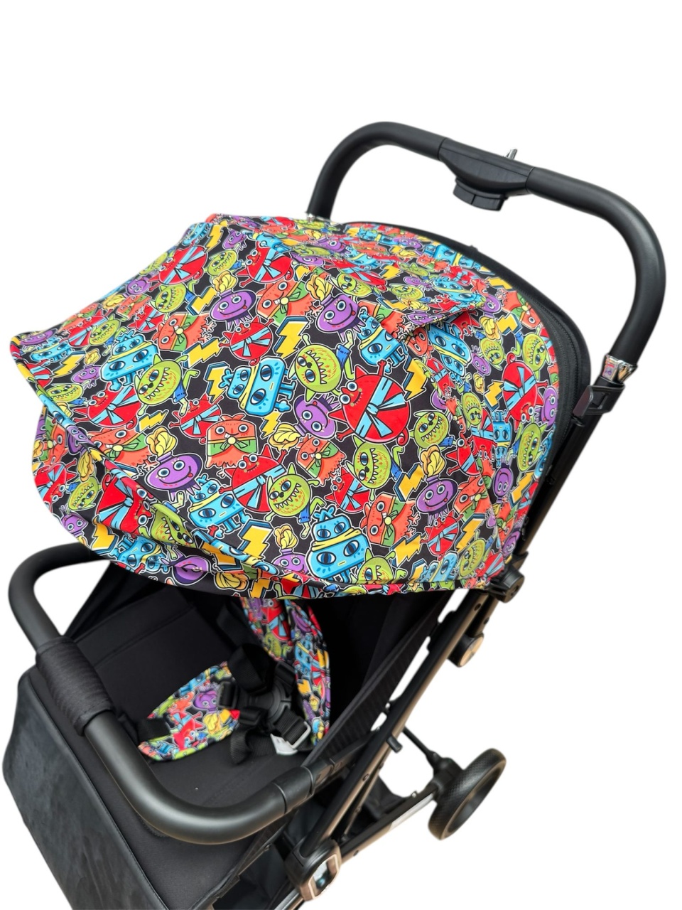 Carucior sport 002L, Multicolor, L-Sun, cu pliere rapida, suspensii si pozitie de somn - 3 | YEO