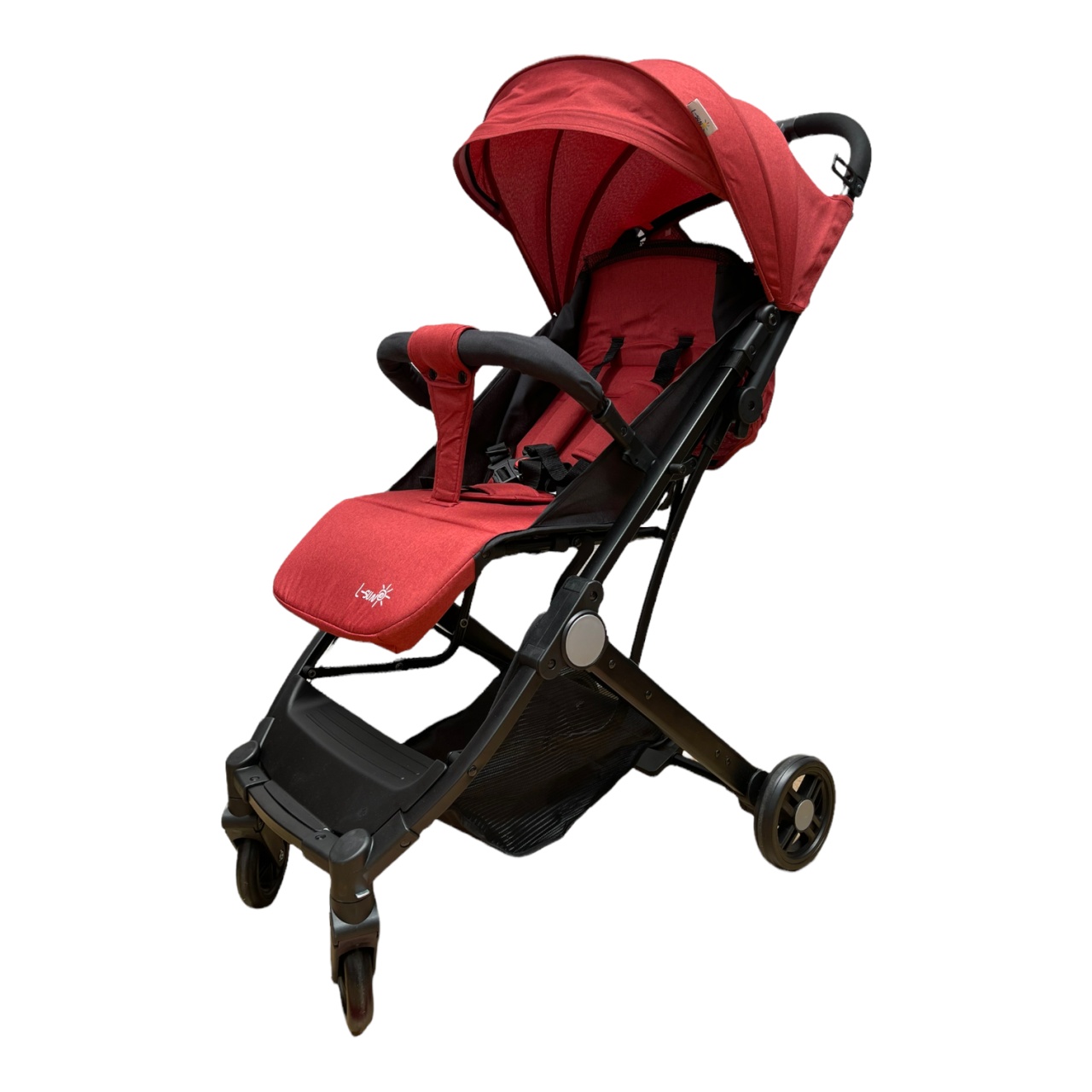 Carucior sport copii, pliere compacta pentru avion, cu sistem troller, C8 rosu - 3 | YEO