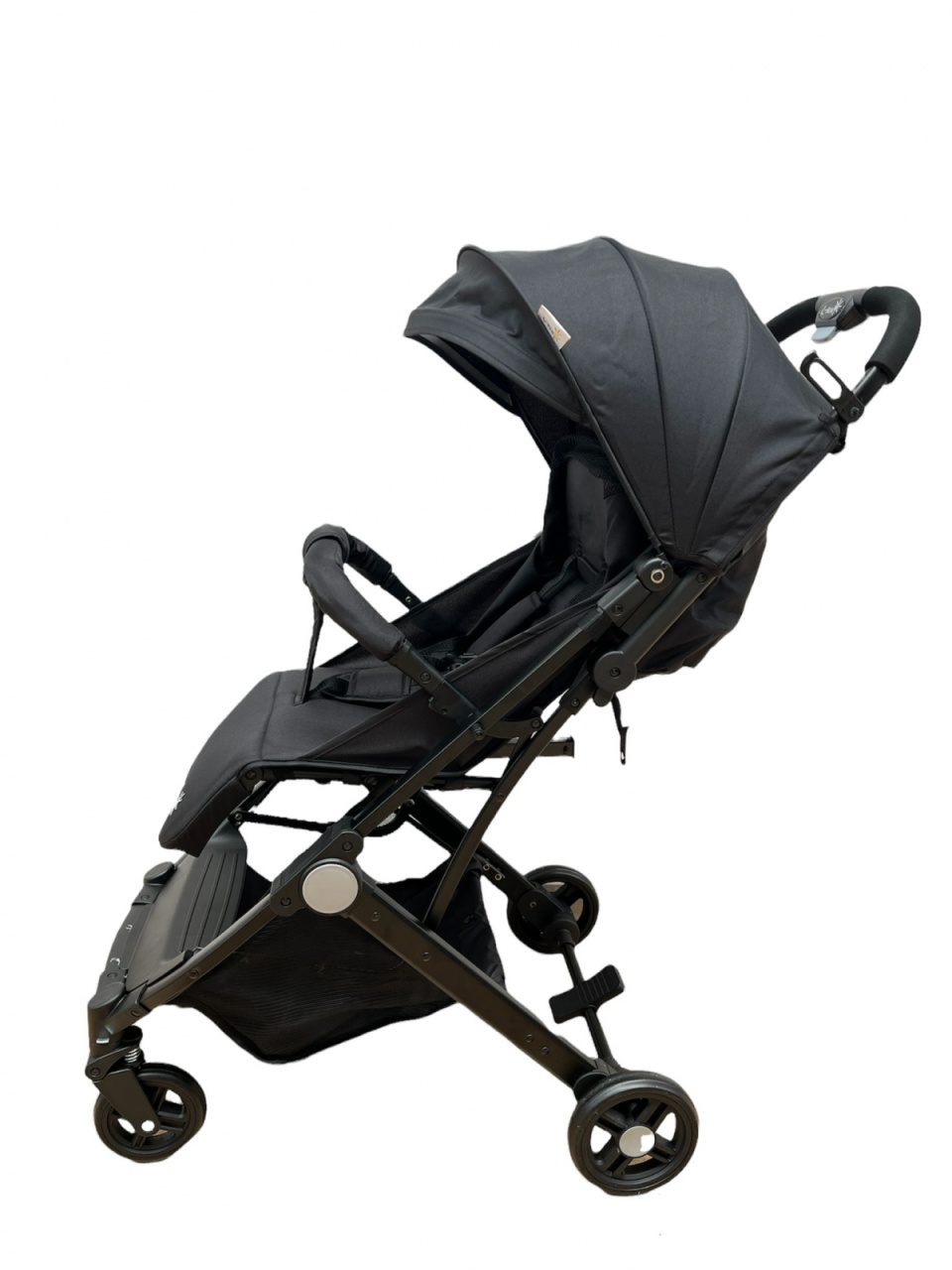Carucior sport copii, pliere compacta pentru avion, cu sistem troller, C8 negru - 3 | YEO