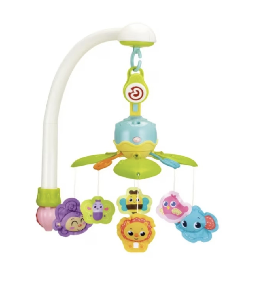 Carusel muzical portabil cu Animalute - 3 | YEO